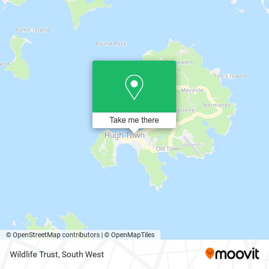 Wildlife Trust map