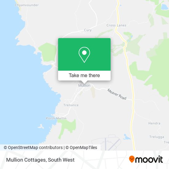 Mullion Cottages map