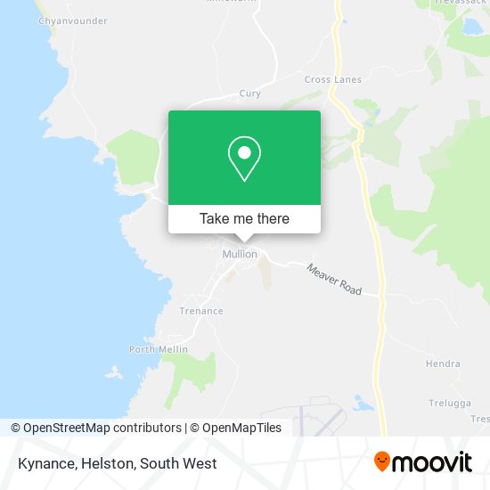Kynance, Helston map