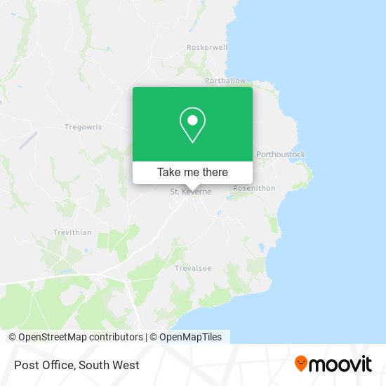 Post Office map