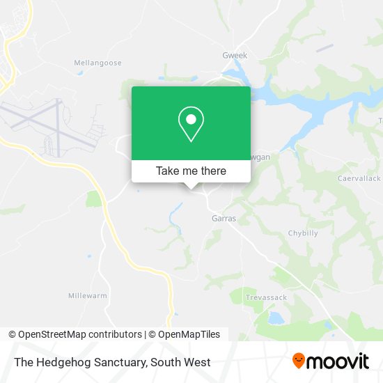 The Hedgehog Sanctuary map