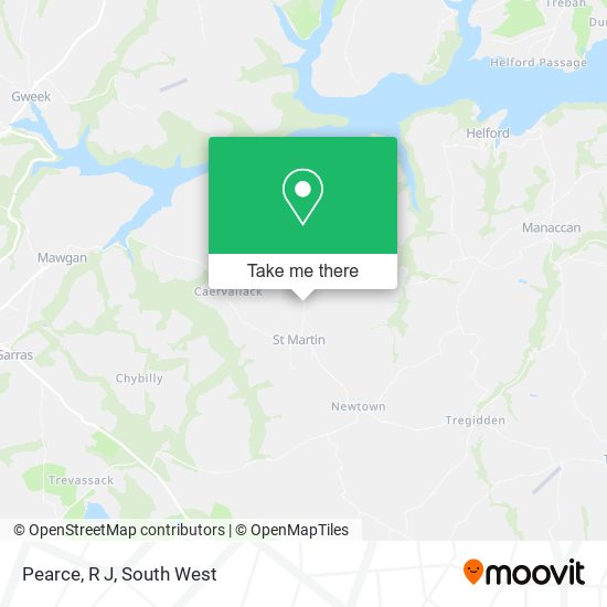 Pearce, R J map