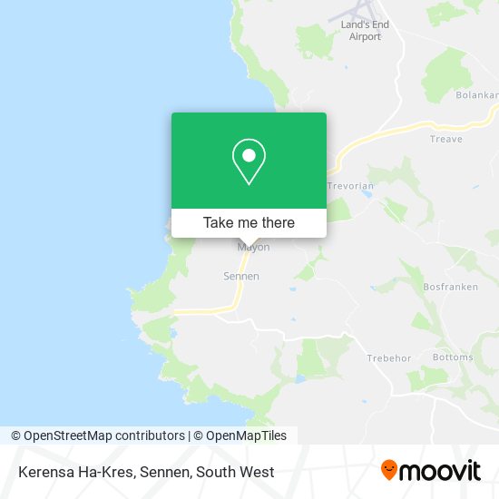 Kerensa Ha-Kres, Sennen map
