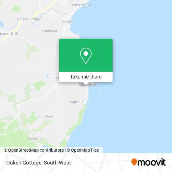 Oaken Cottage map