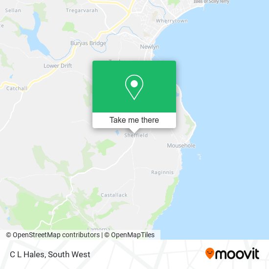C L Hales map