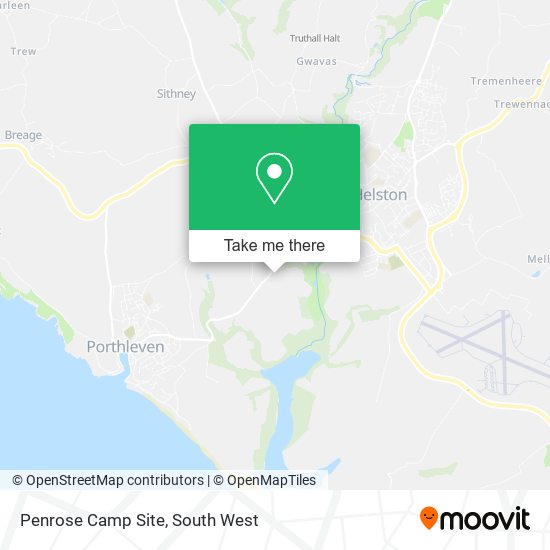 Penrose Camp Site map