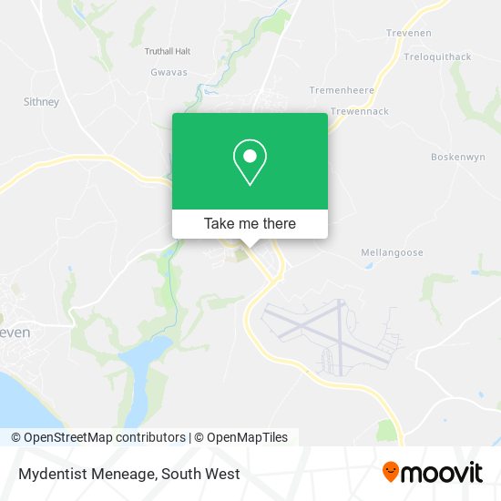 Mydentist Meneage map