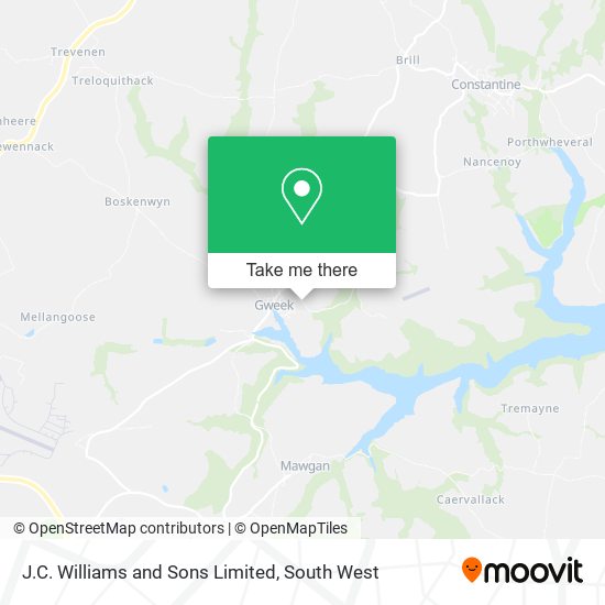 J.C. Williams and Sons Limited map