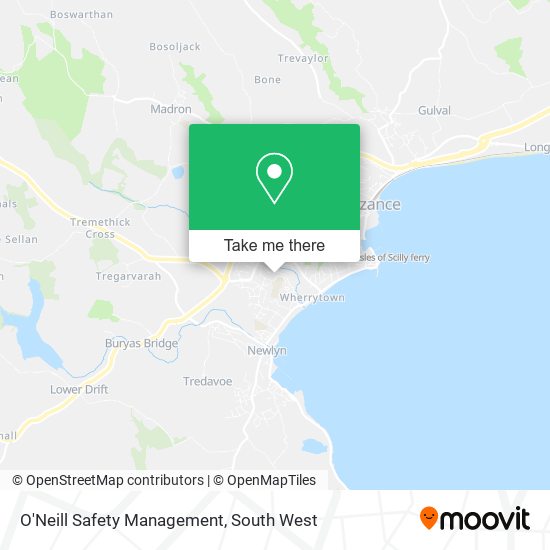O'Neill Safety Management map