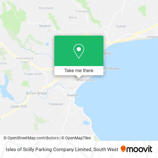 Isles of Scilly Parking Company Limited map