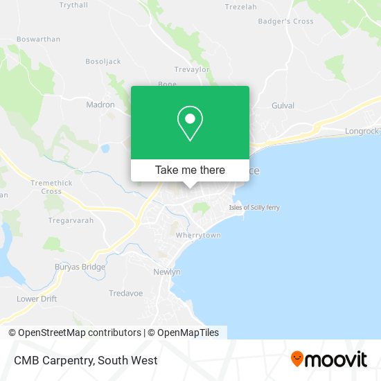CMB Carpentry map