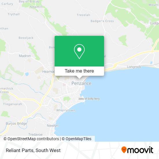 Reliant Parts map