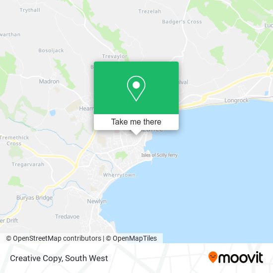 Creative Copy map