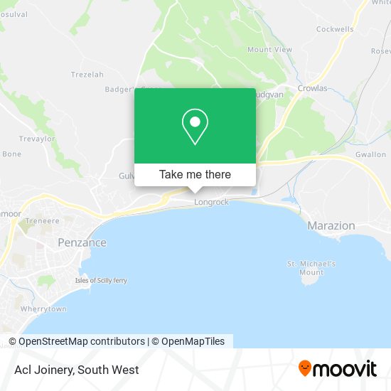 Acl Joinery map