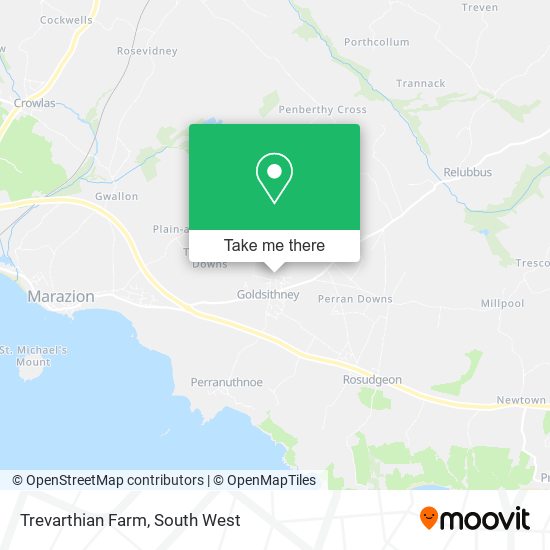 Trevarthian Farm map