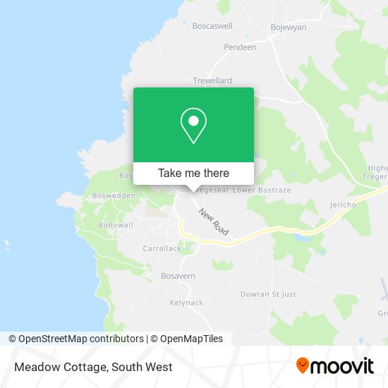 Meadow Cottage map