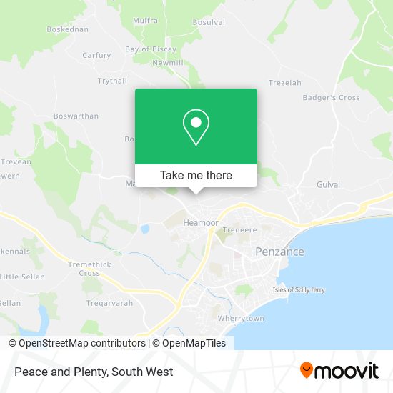 Peace and Plenty map