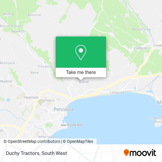 Duchy Tractors map