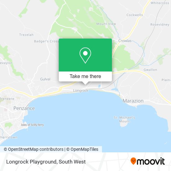 Longrock Playground map