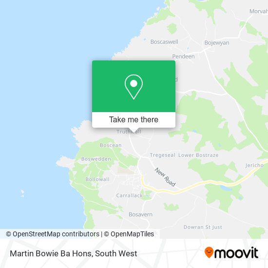 Martin Bowie Ba Hons map