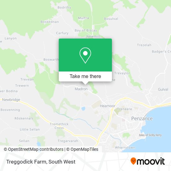 Treggodick Farm map