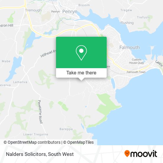 Nalders Solicitors map