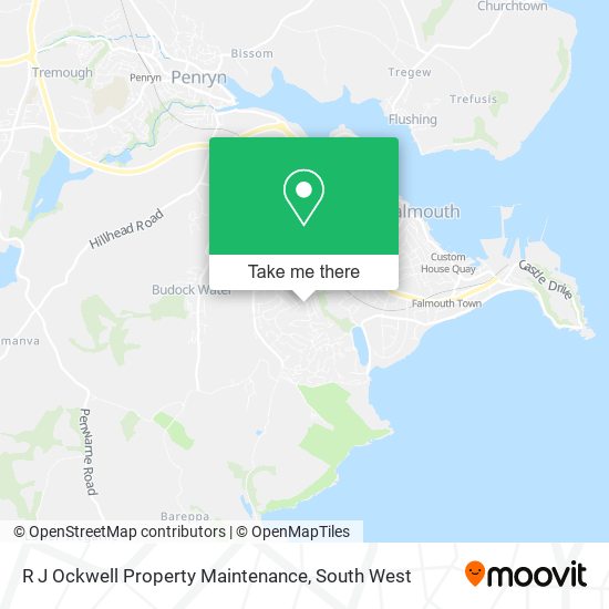 R J Ockwell Property Maintenance map