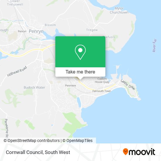 Cornwall Council map