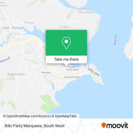 Bibi Party Marquees map