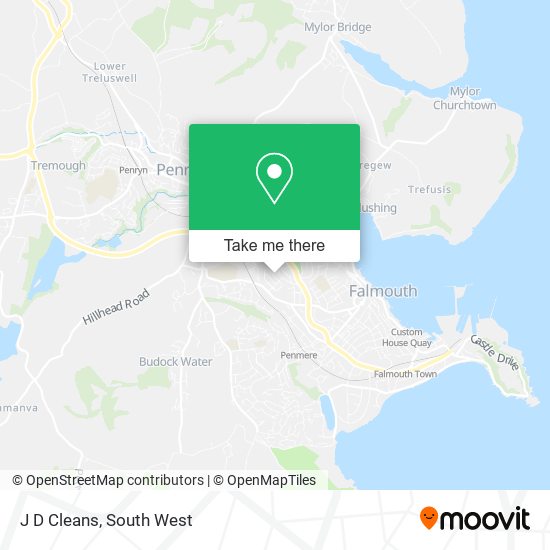 J D Cleans map