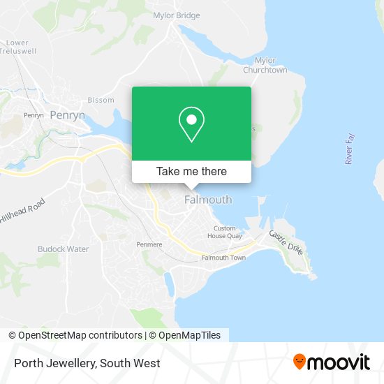 Porth Jewellery map