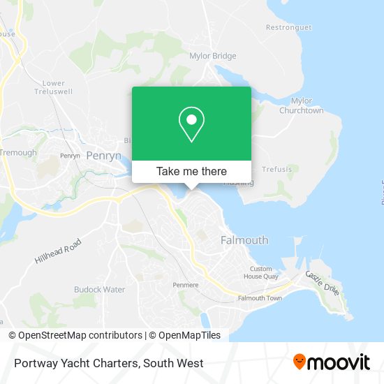 Portway Yacht Charters map