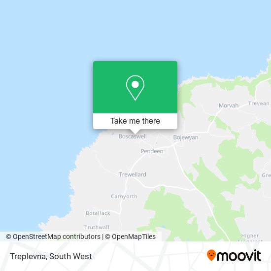 Treplevna map