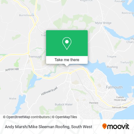 Andy Marsh / Mike Sleeman Roofing map