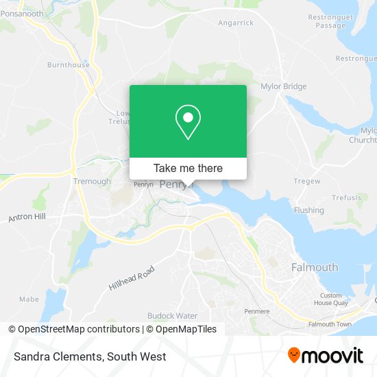Sandra Clements map