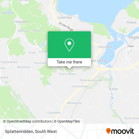 Splattenridden map