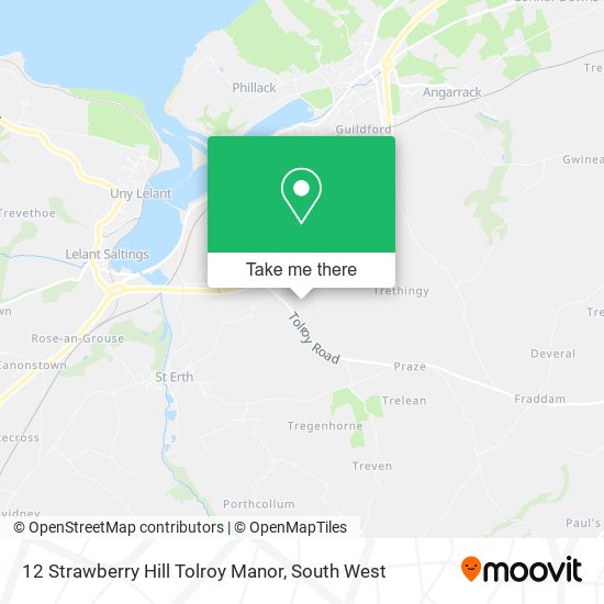 12 Strawberry Hill Tolroy Manor map