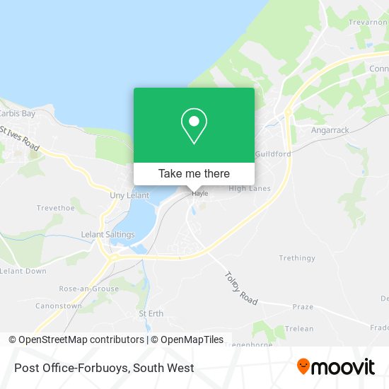 Post Office-Forbuoys map