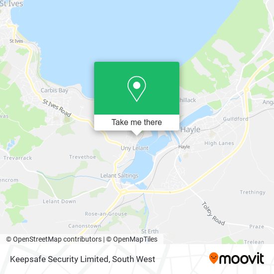 Keepsafe Security Limited map