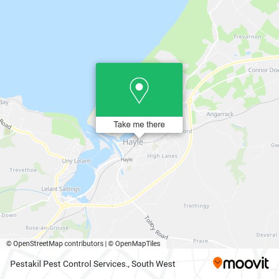 Pestakil Pest Control Services. map