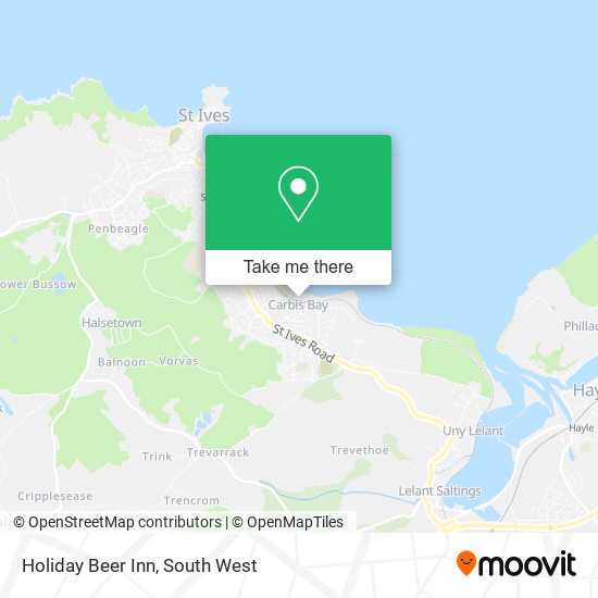 Holiday Beer Inn map