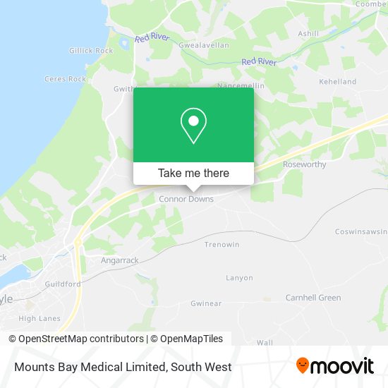 Mounts Bay Medical Limited map
