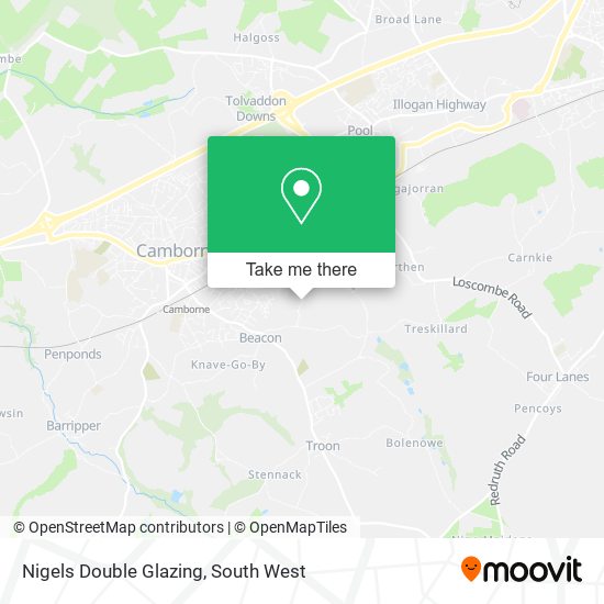 Nigels Double Glazing map