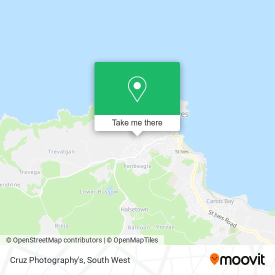 Cruz Photography's map