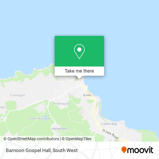 Barnoon Gospel Hall map