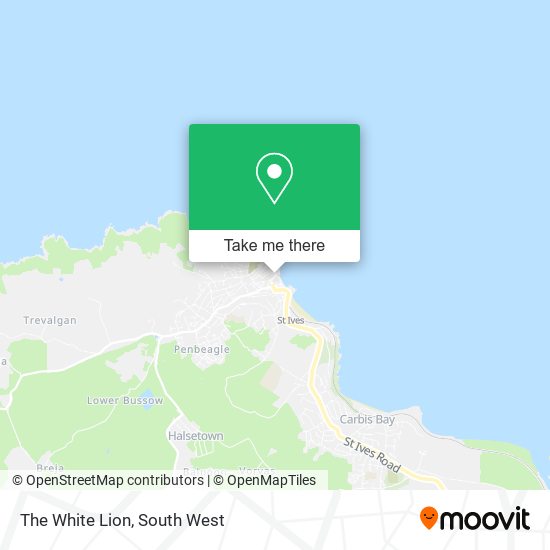 The White Lion map