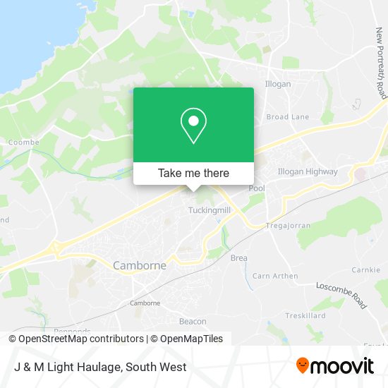 J & M Light Haulage map