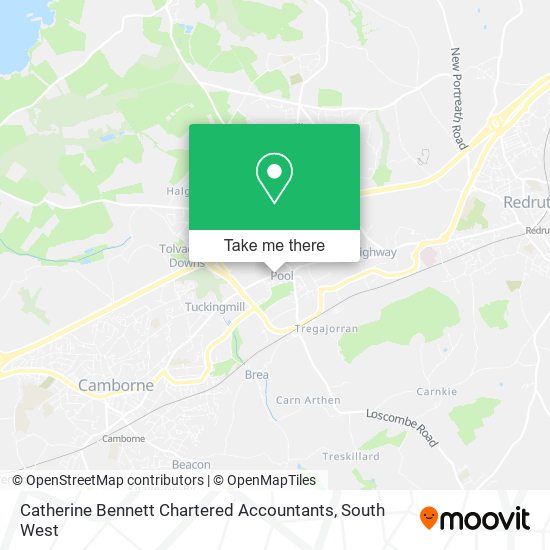 Catherine Bennett Chartered Accountants map