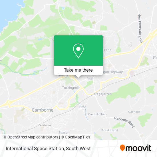International Space Station map