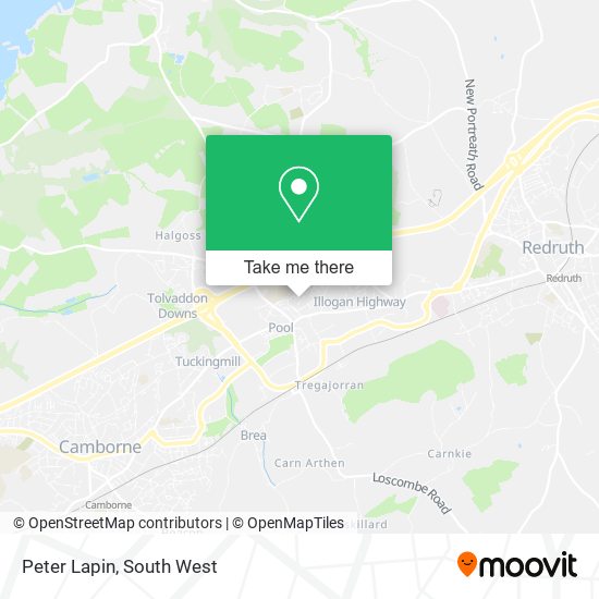 Peter Lapin map